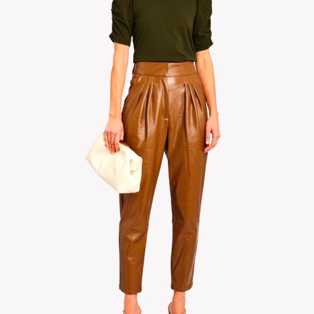 Ronny Kobo Tanner Vegan Leather Pants